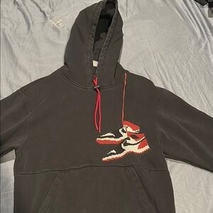 Black Graphic Hoodie